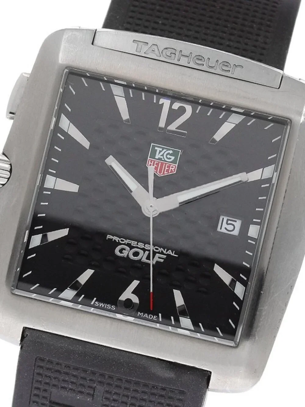 TAG HEUER Professional Sports Golf WAE1111-0 Tiger woods Quartz Men's_969921